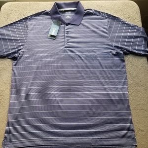 Adidas ClimaLite Purple Golf Polo Mens LARGE NWT